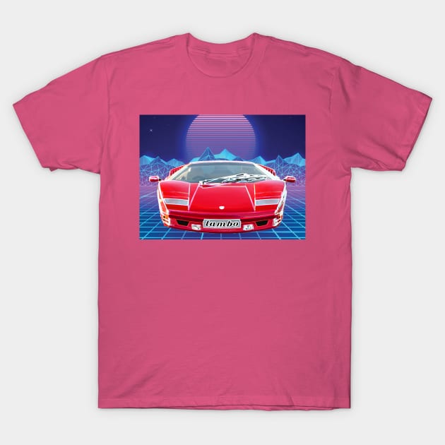 Night Shine Lambo T-Shirt by Mobykat